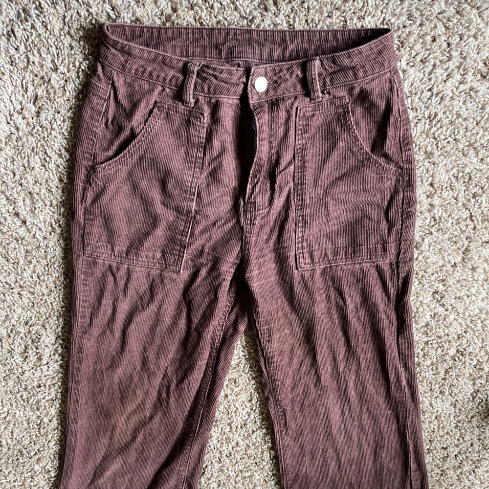 Brown corduroy pants